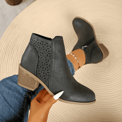 Bota Ortopédica de Cuero para Mujer – Alivio en Cada Paso
