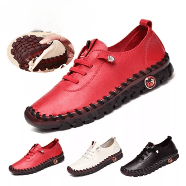 OrthoLuxe® – Zapatos Ortopédicos Ultrablandos y Flexibles – Cuero de Alta Calidad