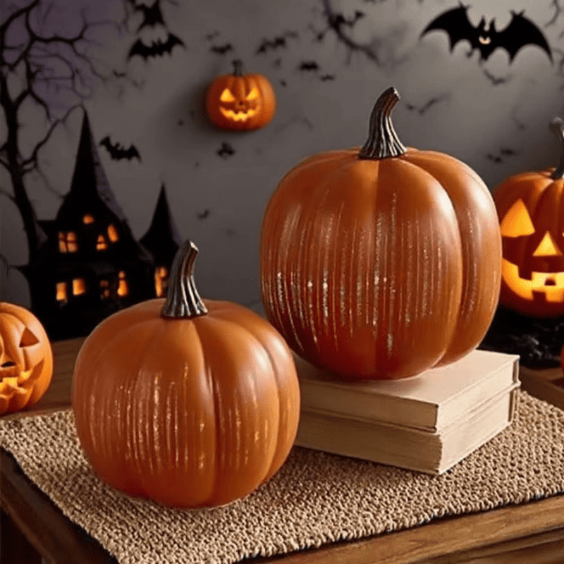 Calabazas de Cristal Iluminadas Starry Night – Encanto y Sofisticación en tu Decoración