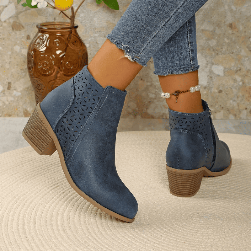 Bota Ortopédica de Cuero para Mujer – Alivio en Cada Paso