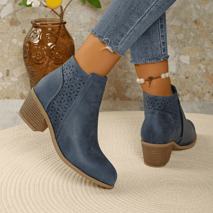 Bota Ortopédica de Cuero para Mujer – Alivio en Cada Paso