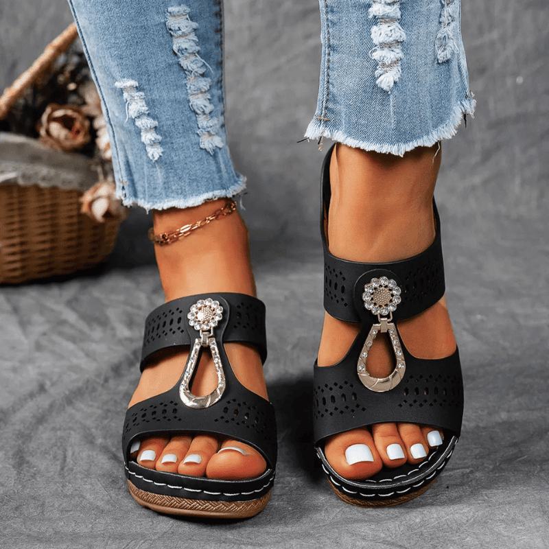 BelleLux – Sandalia Ortopédica Elegante