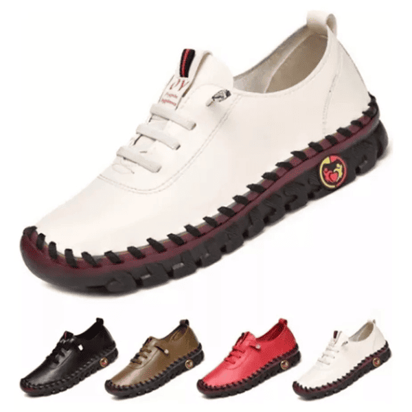 OrthoLuxe® – Zapatos Ortopédicos Ultrablandos y Flexibles – Cuero de Alta Calidad