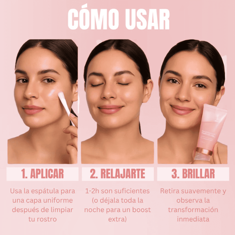Collagen Skin™ – Mascarilla antiedad con efecto lifting
