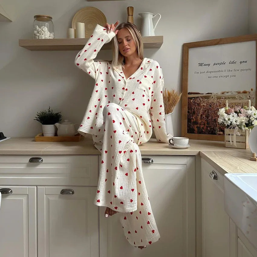 Pijama “Dulce Abrazo” de Algodón