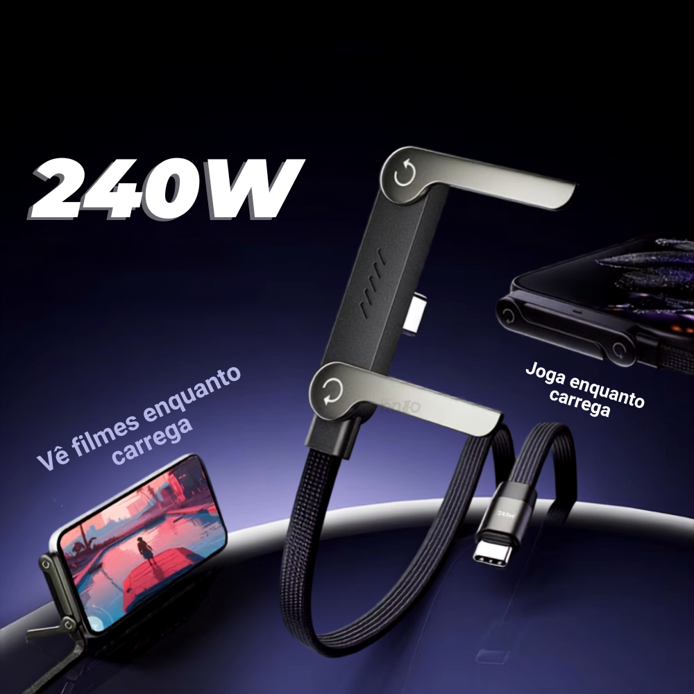 Cabo USB-C com Suporte para Telemóvel - NB178-CC