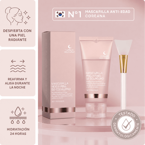 Collagen Skin™ – Mascarilla antiedad con efecto lifting