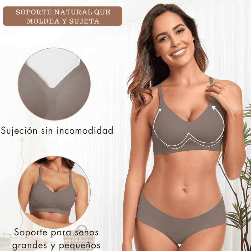 Sujetador Moldeador Lux Comfort Sin Costuras – Sujeción y Comodidad [Paga 1 y Llévate 2]