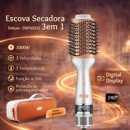 Escova Secadora 3 em 1 Deluxe - DSP50332