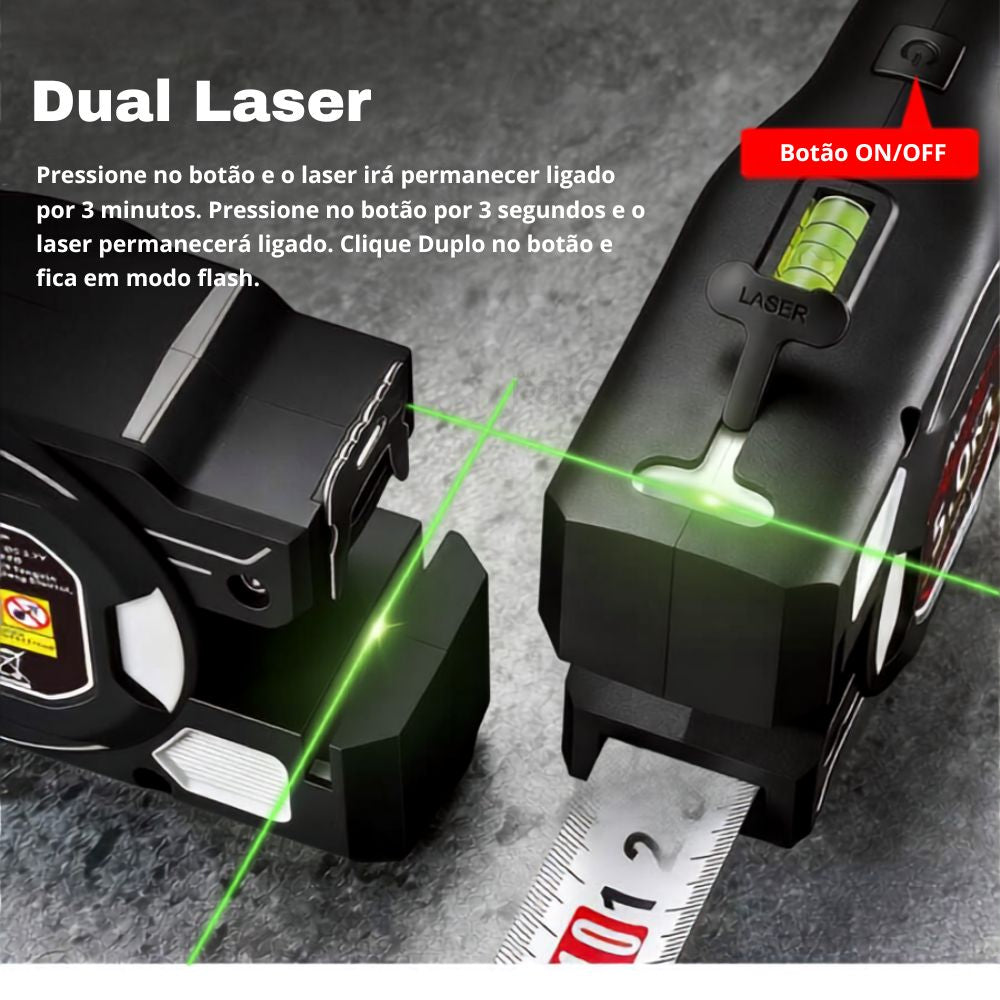 Fita Métrica Laser Digital 5 Metros