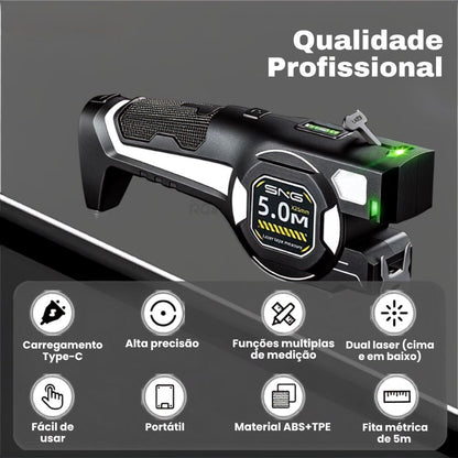 Fita Métrica Laser Digital 5 Metros