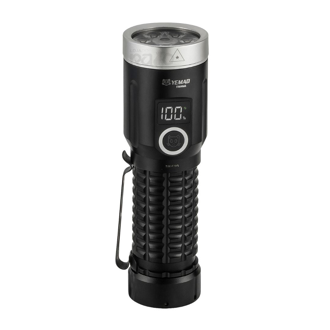 Lanterna Tática Recarregável LED/Laser - YM-F701