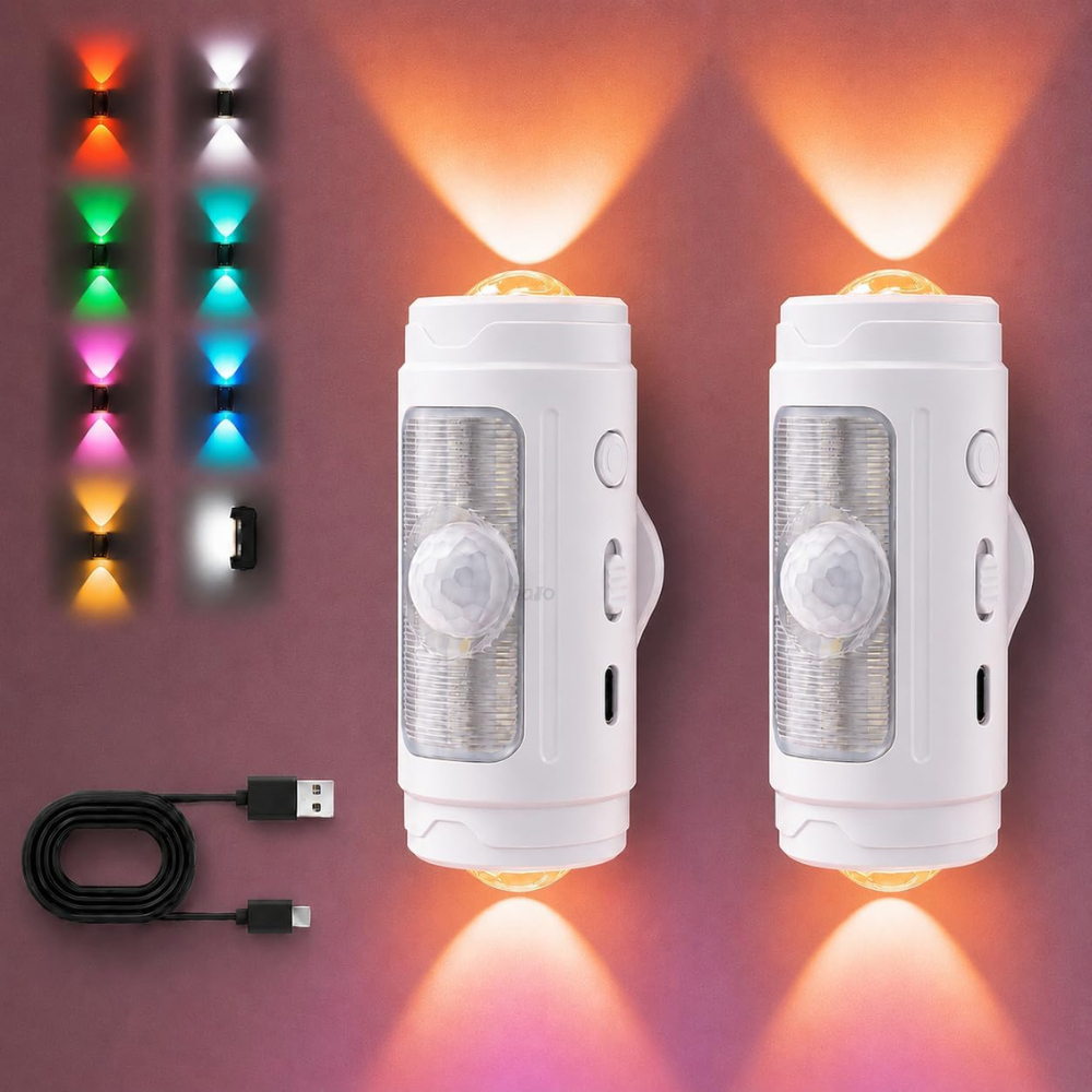 Luz Noturna Recarregável com Sensor - YD2347