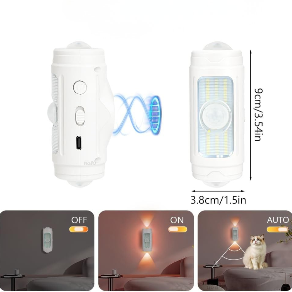 Luz Noturna Recarregável com Sensor - YD2347