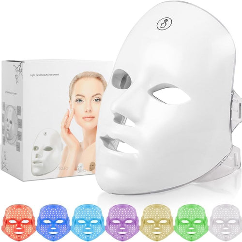 Máscara Facial LED Rejuvenescedora