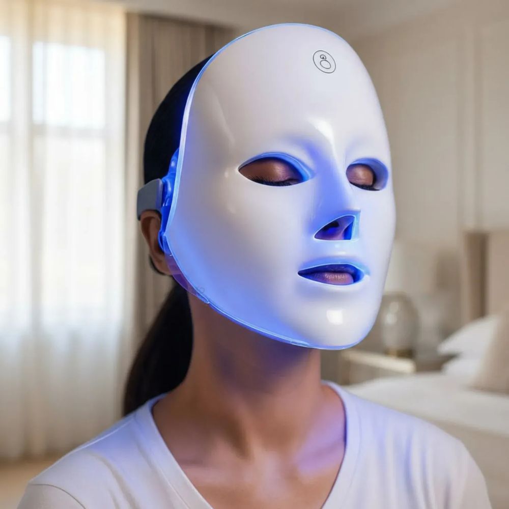 Máscara Facial LED Rejuvenescedora