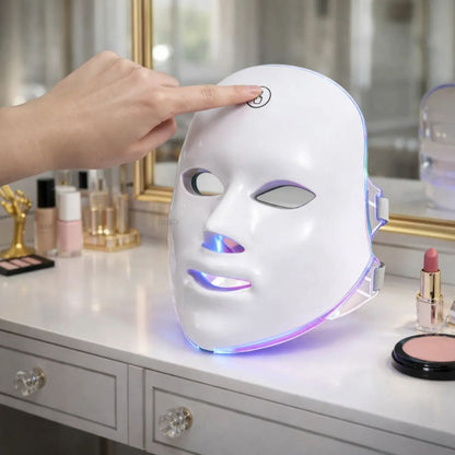 Máscara Facial LED Rejuvenescedora