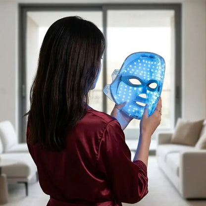 Máscara Facial LED Rejuvenescedora