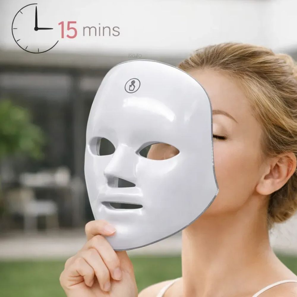 Máscara Facial LED Rejuvenescedora