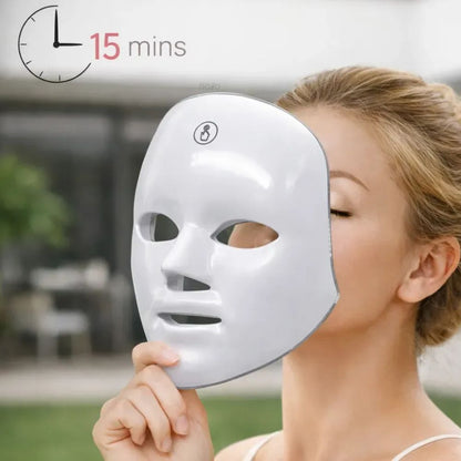 Máscara Facial LED Rejuvenescedora