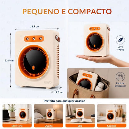 Mini Climatizador Turbo Portátil