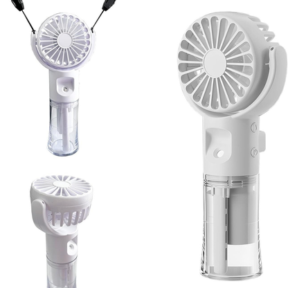 Mini Ventoinha Portátil Recarregável com Pulverizador - KP-F04