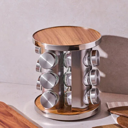 Organizador Rotativo de 12 Especiarias - Gourmet