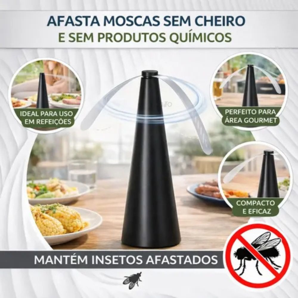 Ventoinha Repelente de Moscas