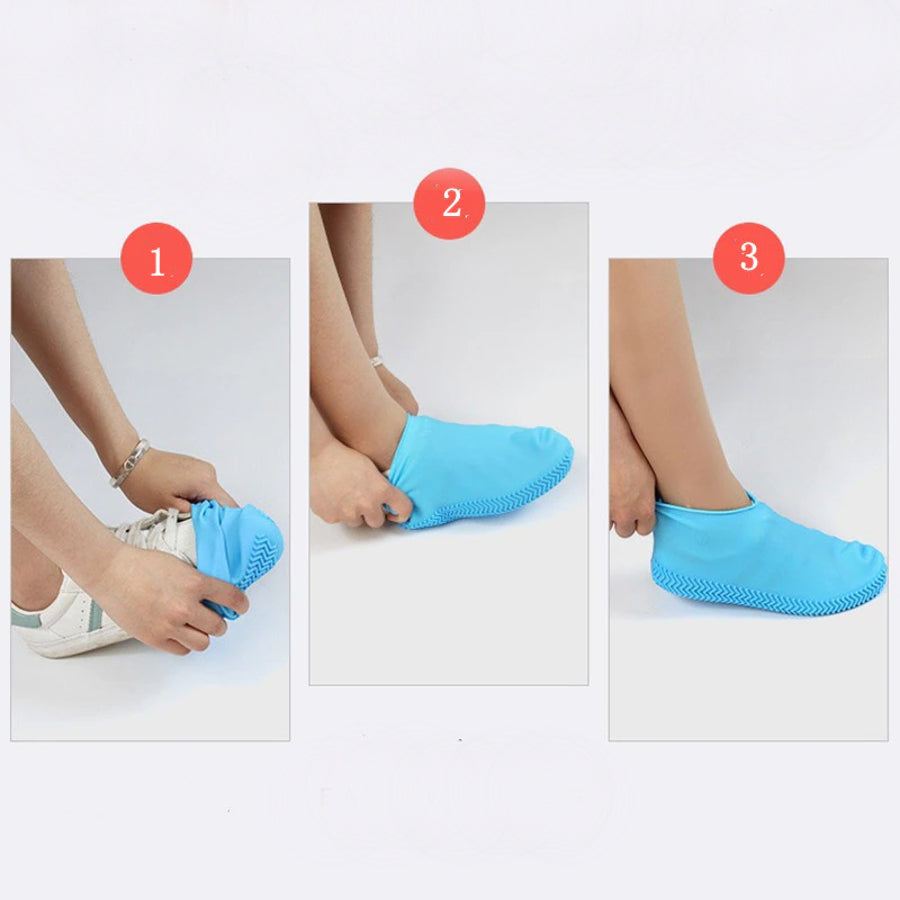 Cobertura de Sapatos à Prova de Água Reutilizáveis