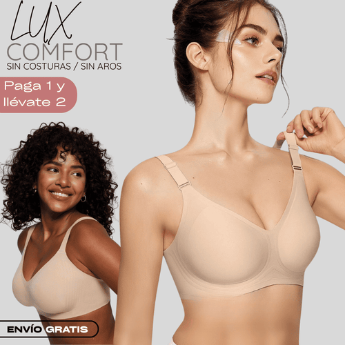 Sujetador Moldeador Lux Comfort Sin Costuras – Sujeción y Comodidad [Paga 1 y Llévate 2]