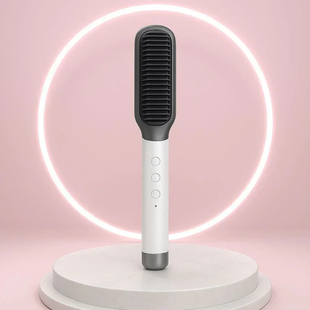 Cepillo Alisador Profesional - Cabello liso en minutos, sin esfuerzo