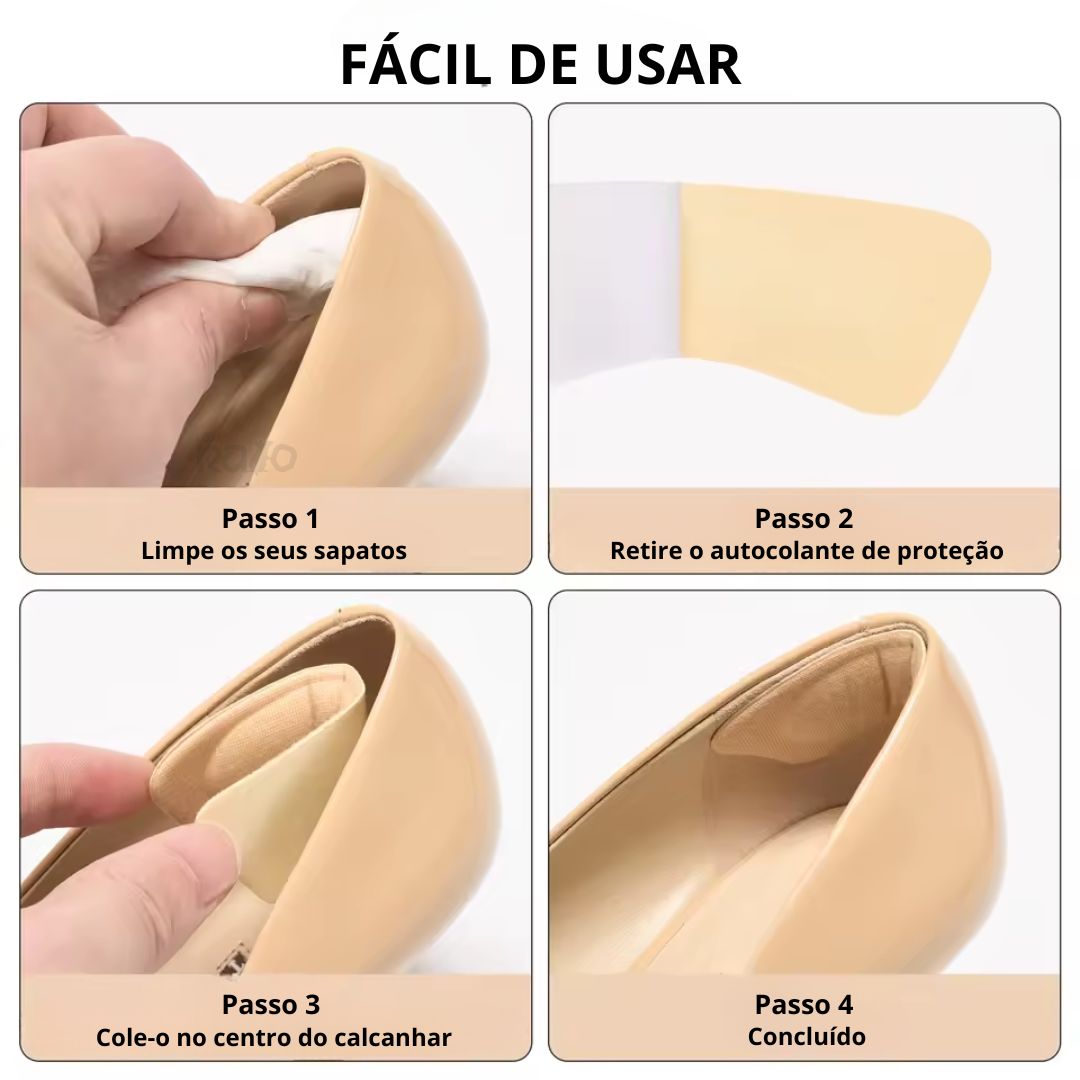 Protetores Calcanhar para Sapatos - 2 Pares